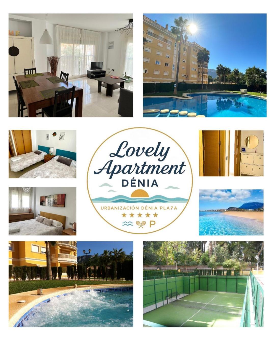 Lovely Apartment Denia, Piscina, Jacuzzi, Padel, Parking Exterior photo